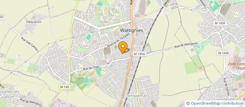 localisation de l'entreprise MADAME CELINE MOREL  THEROUANNE