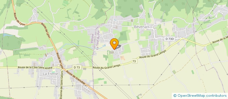 localisation de l'entreprise MADAME CELINE MOREL  BEVENAIS