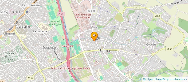 localisation de l'entreprise MADAME CELINE MORELIS à BALMA