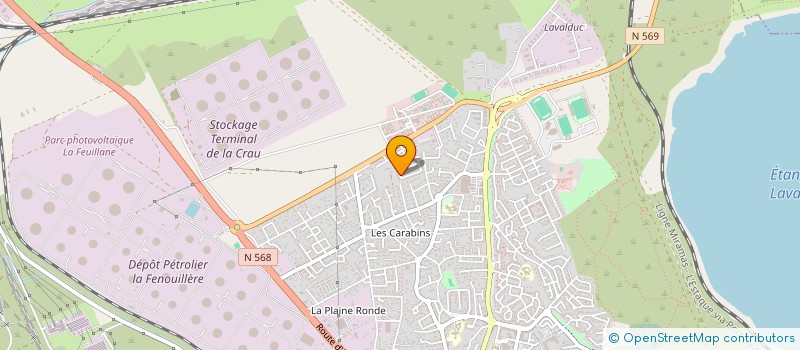 localisation de l'entreprise MADAME CELINE MORETTO  FOS-SUR-MER