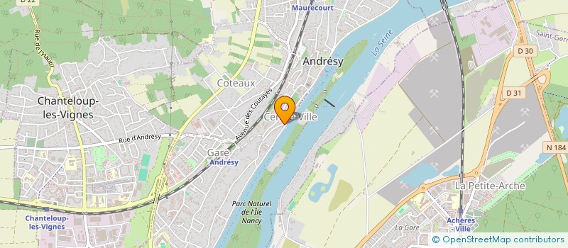 localisation de l'entreprise MADAME CELINE MOREUX  ANDRESY