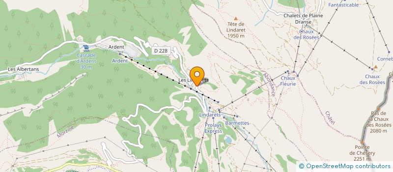 localisation de l'entreprise MADAME CELINE MORIN  MORZINE