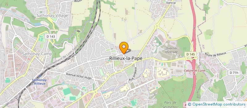 localisation de l'entreprise MADAME CELINE MORIN  RILLIEUX-LA-PAPE