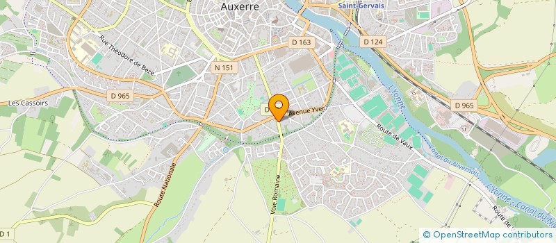 localisation de l'entreprise MADAME CELINE MORIZOT à AUXERRE