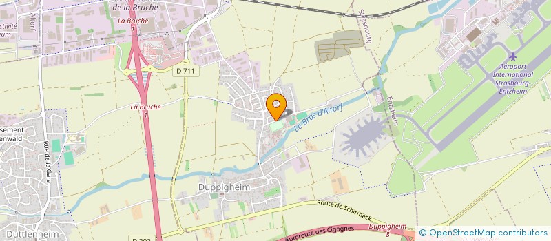 localisation de l'entreprise MADAME CELINE MOSSBACH  WOLXHEIM