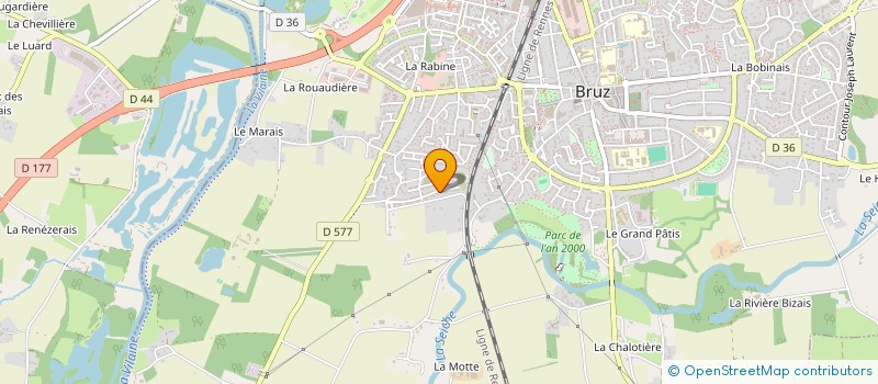 localisation de l'entreprise MADAME CELINE MOUA à BRUZ