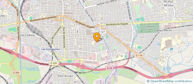 localisation de l'entreprise MADAME CELINE MOUCHON  CALAIS