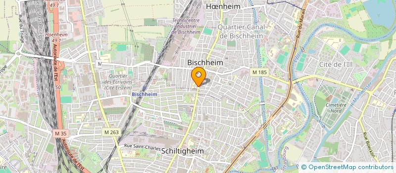 localisation de l'entreprise MADAME CELINE MOUGEL  BISCHHEIM