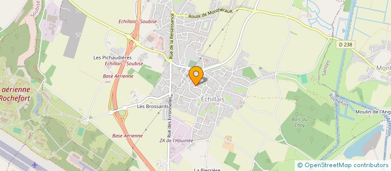 localisation de l'entreprise MADAME CELINE MOULAI à ECHILLAIS