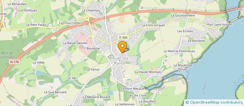 localisation de l'entreprise MADAME CELINE MOULARD  PLOUER-SUR-RANCE