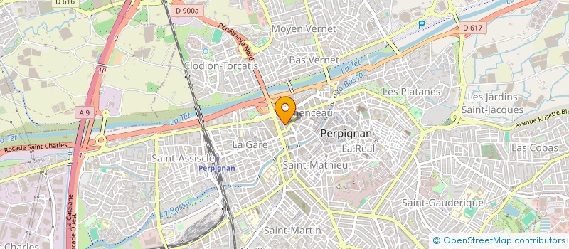 localisation de l'entreprise MADAME CELINE MOULINS  PERPIGNAN