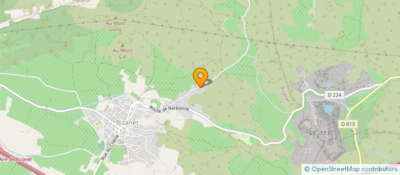 localisation de l'entreprise MADAME CELINE MOULINS  BIZANET