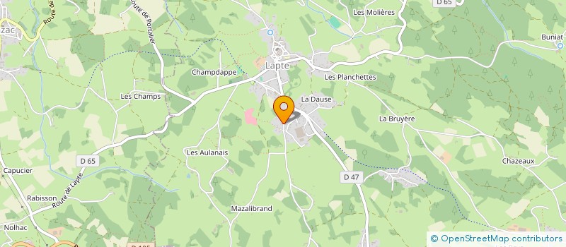 localisation de l'entreprise MADAME CELINE MOUNIER  LAPTE