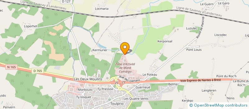 localisation de l'entreprise MADAME CELINE MOURIER à PLOEREN