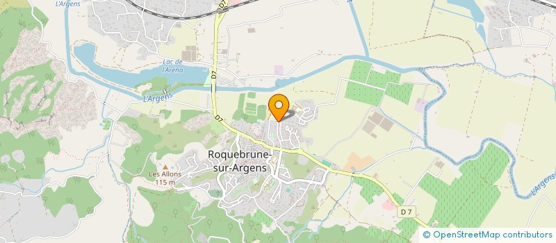 localisation de l'entreprise MADAME CELINE MOUSSY à ROQUEBRUNE-SUR-ARGENS