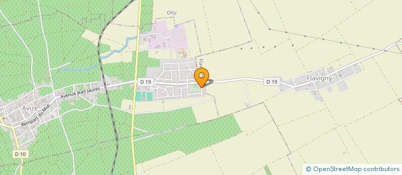 localisation de l'entreprise MADAME CELINE MULLER  AVIZE