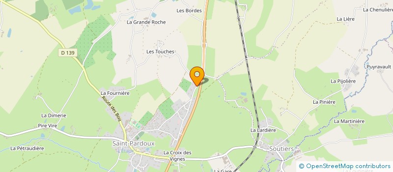 localisation de l'entreprise MADAME CELINE MURZEAU  SAINT-PARDOUX-SOUTIERS