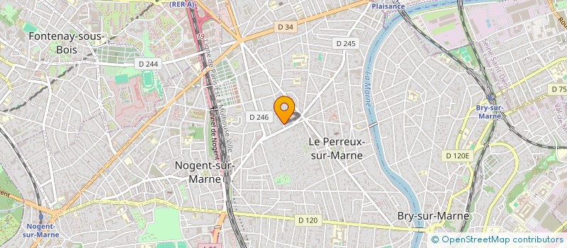 localisation de l'entreprise MADAME CELINE MUSITELLI SAUTON  LE PERREUX-SUR-MARNE