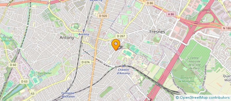 localisation de l'entreprise MADAME CELINE MUTSCHLER à ANTONY