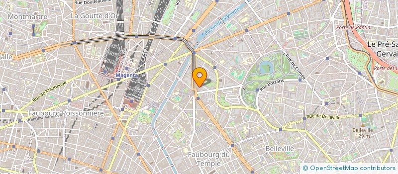 localisation de l'entreprise MADAME CELINE NADINE LOLA RUAULT  PARIS 19