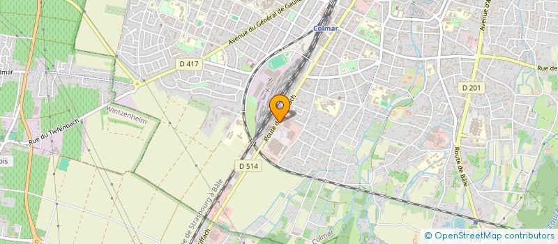 localisation de l'entreprise MADAME CELINE NAGEL  HORBOURG-WIHR