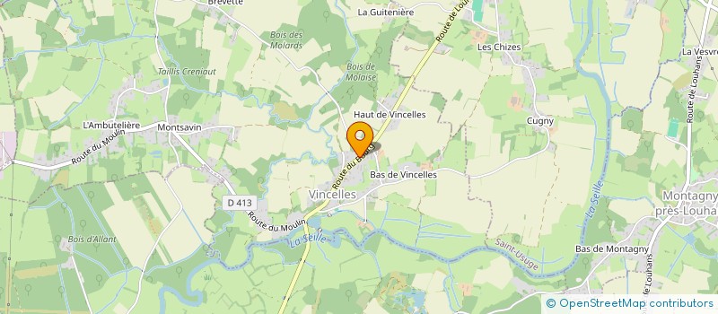 localisation de l'entreprise MADAME CELINE NARANJO  VINCELLES