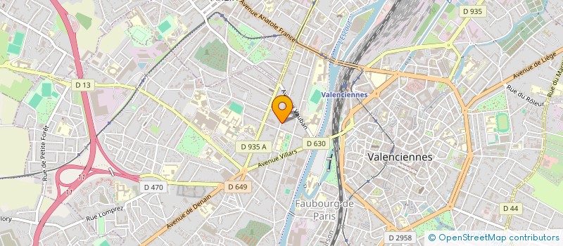 localisation de l'entreprise MADAME CELINE NASSE à VALENCIENNES