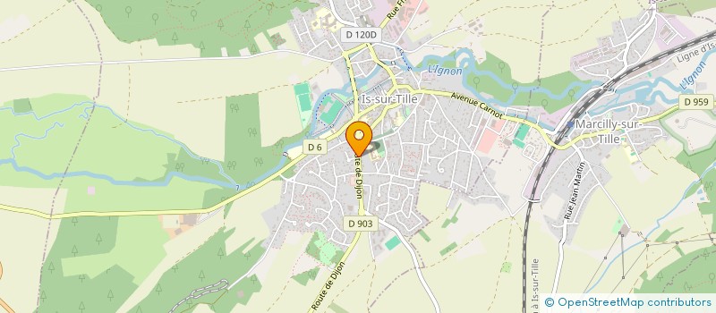 localisation de l'entreprise MADAME CELINE NAUDET  IS-SUR-TILLE