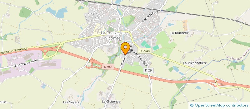 localisation de l'entreprise MADAME CELINE NAULEAU  LA CHAIZE-LE-VICOMTE