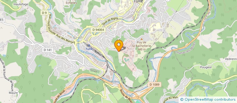 localisation de l'entreprise MADAME CELINE NAVET  TULLE