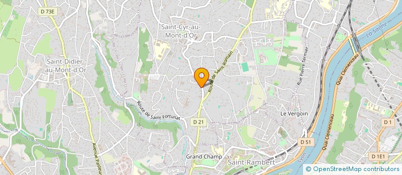 localisation de l'entreprise MADAME CELINE NEUVILLE  SAINT-CYR-AU-MONT-D'OR