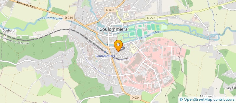 localisation de l'entreprise MADAME CELINE NEVEU à COULOMMIERS