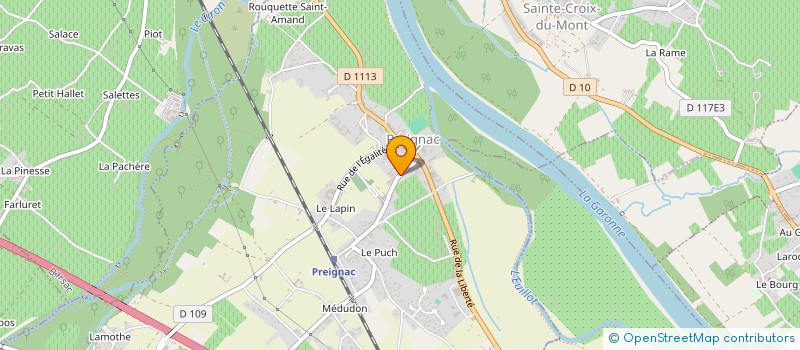 localisation de l'entreprise MADAME CELINE NIAUX  PREIGNAC