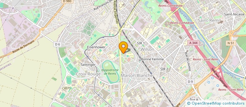 localisation de l'entreprise MADAME CELINE NICOLAS  REIMS