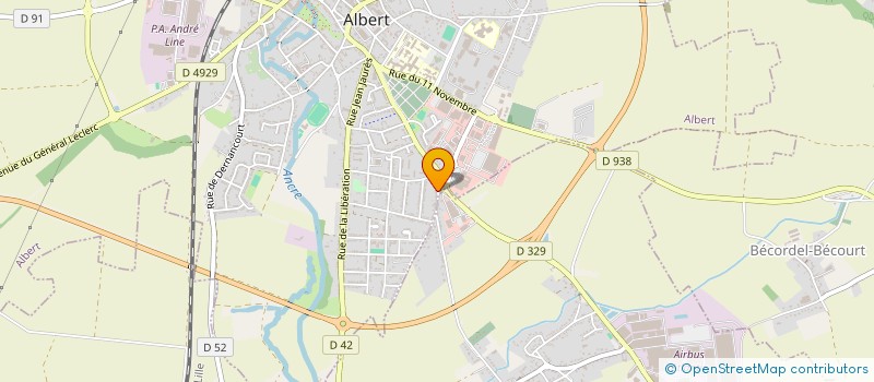 localisation de l'entreprise MADAME CELINE NOIROT  ALBERT