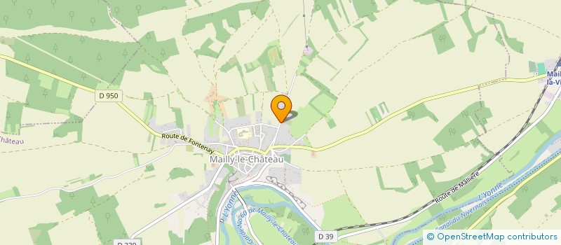 localisation de l'entreprise MADAME CELINE NONQUE  MAILLY-LE-CHATEAU