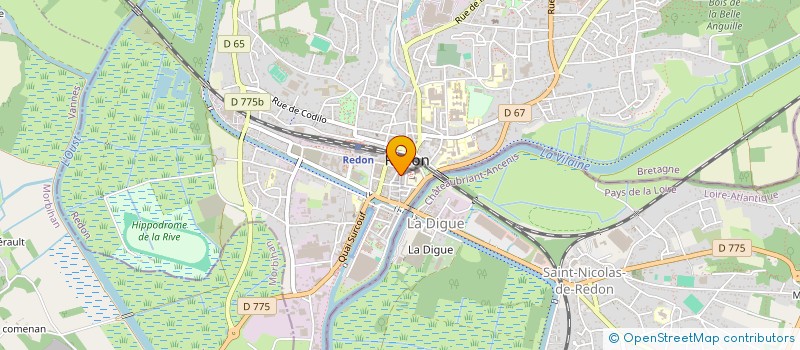 localisation de l'entreprise MADAME CELINE NOSEDA  REDON