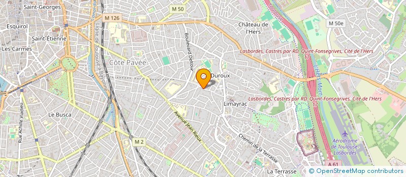 localisation de l'entreprise MADAME CELINE NOUAILLE  TOULOUSE