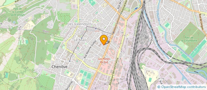 localisation de l'entreprise MADAME CELINE NOUET  CHENOVE