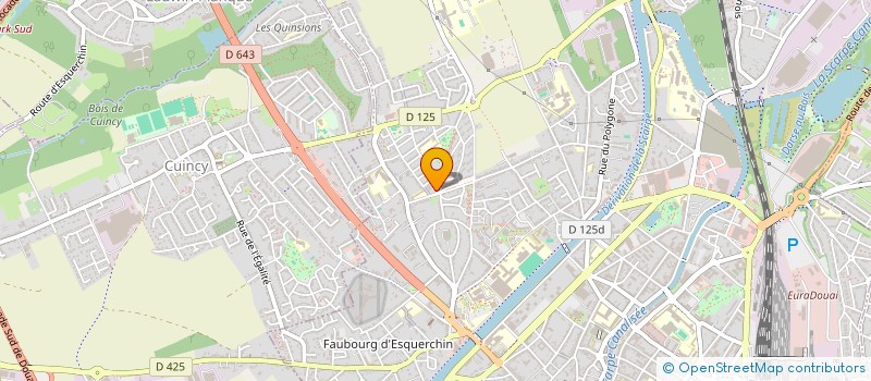 localisation de l'entreprise MADAME CELINE NOWAK  DOUAI