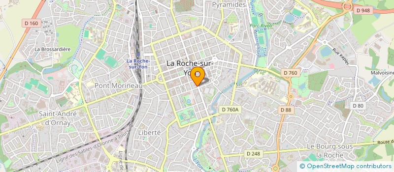 localisation de l'entreprise MADAME CELINE NOWAK  LA ROCHE-SUR-YON