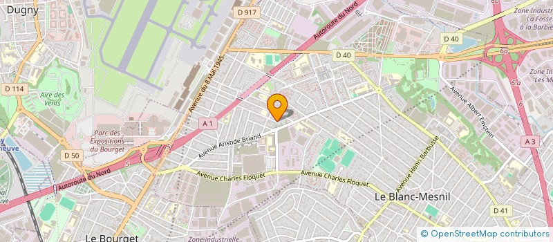 localisation de l'entreprise MADAME CELINE NUR à LE BLANC-MESNIL