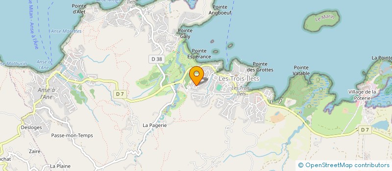 localisation de l'entreprise MADAME CELINE NURIBANEL à LES TROIS-ILETS