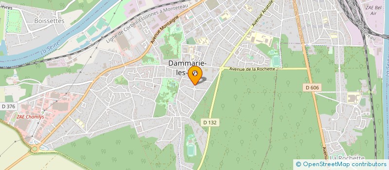 localisation de l'entreprise MADAME CELINE OBLAZA à DAMMARIE-LES-LYS