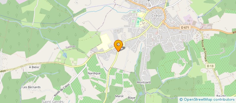 localisation de l'entreprise MADAME CELINE OCHSENHOFER  SAINT-GENES-DE-LOMBAUD