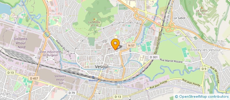 localisation de l'entreprise MADAME CELINE OGIER  VESOUL