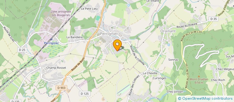 localisation de l'entreprise MADAME CELINE OLLAGNIER  PERRIGNIER