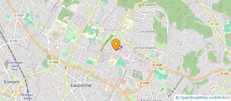 localisation de l'entreprise MADAME CELINE OLMOS  MARGENCY