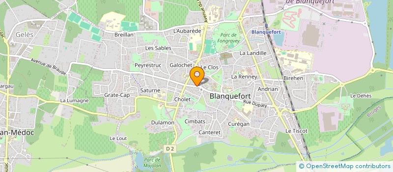 localisation de l'entreprise MADAME CELINE ORILLARD à BLANQUEFORT