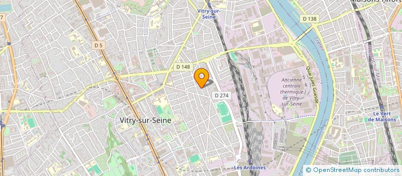 localisation de l'entreprise MADAME CELINE ORSINGHER à VITRY SUR SEINE